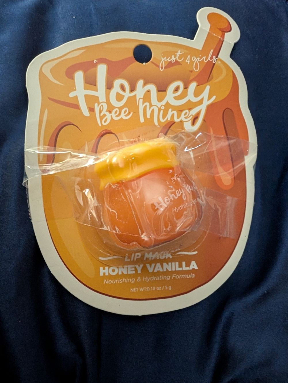 🟢 Honey Bee Mine Honey Vanilla Lip Mask - Orange